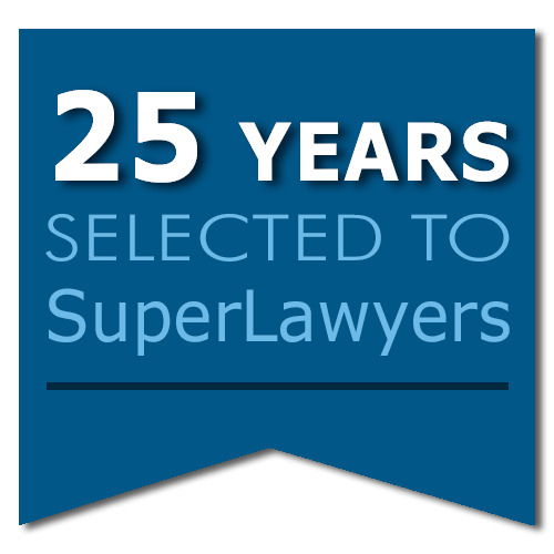 Superlawyers for Criminal Defense - 25 Years